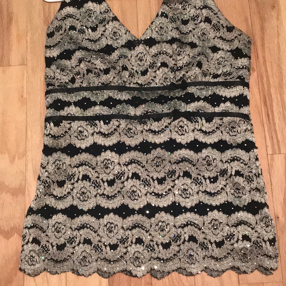 Beautiful sparkly halter top